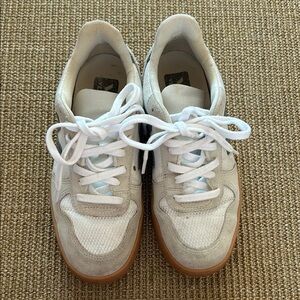 Veja Suede and leather gum sole sneakers